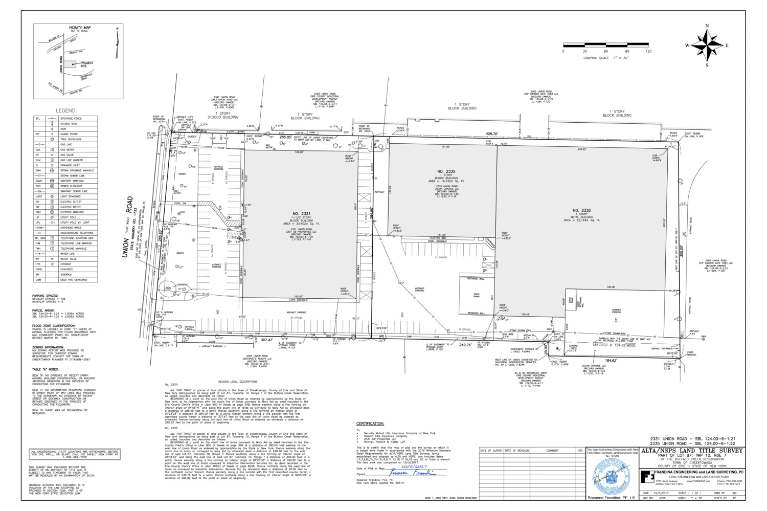 2331-2335 Union Rd -  33,280+/ SF & 72,492+/- SF Industrial/Commercial