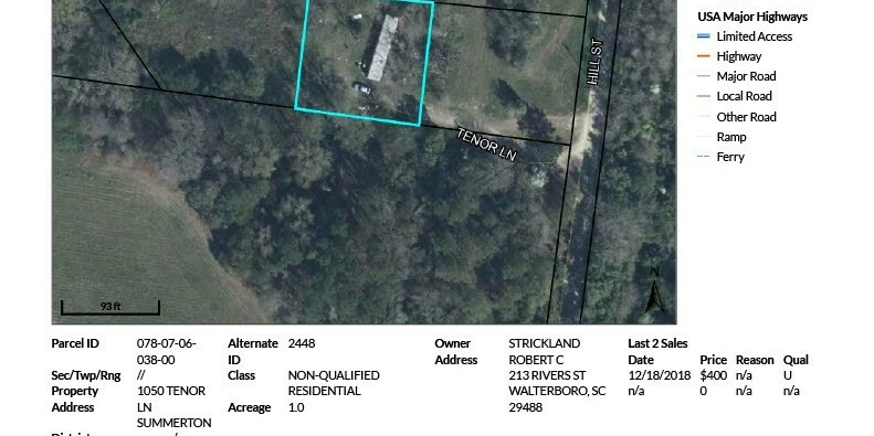 1.00 AC MHP LAND HOME SALE CAPACITY OR WORKFORCE HOUSING UTILIZATION , Clarendon County, SC 29148