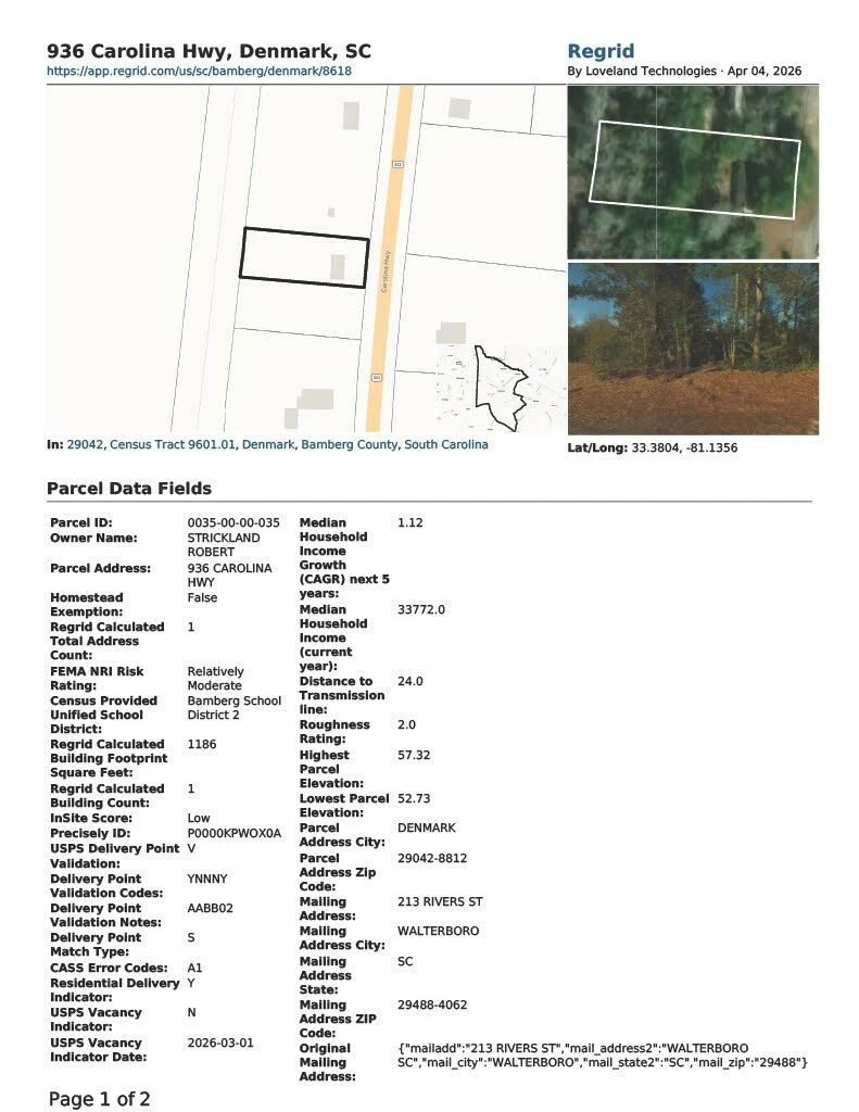 1/2 AC Tweakable Site Located In An Opportunity Zone Near Interconnecting Highways
