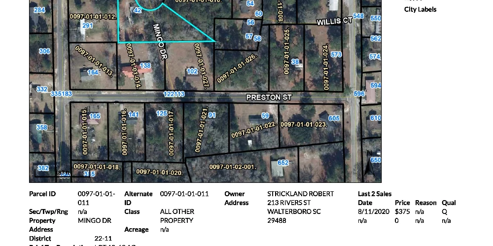 Bamberg County Workforce Housing Acceleration Parcel In Opportunity Zone