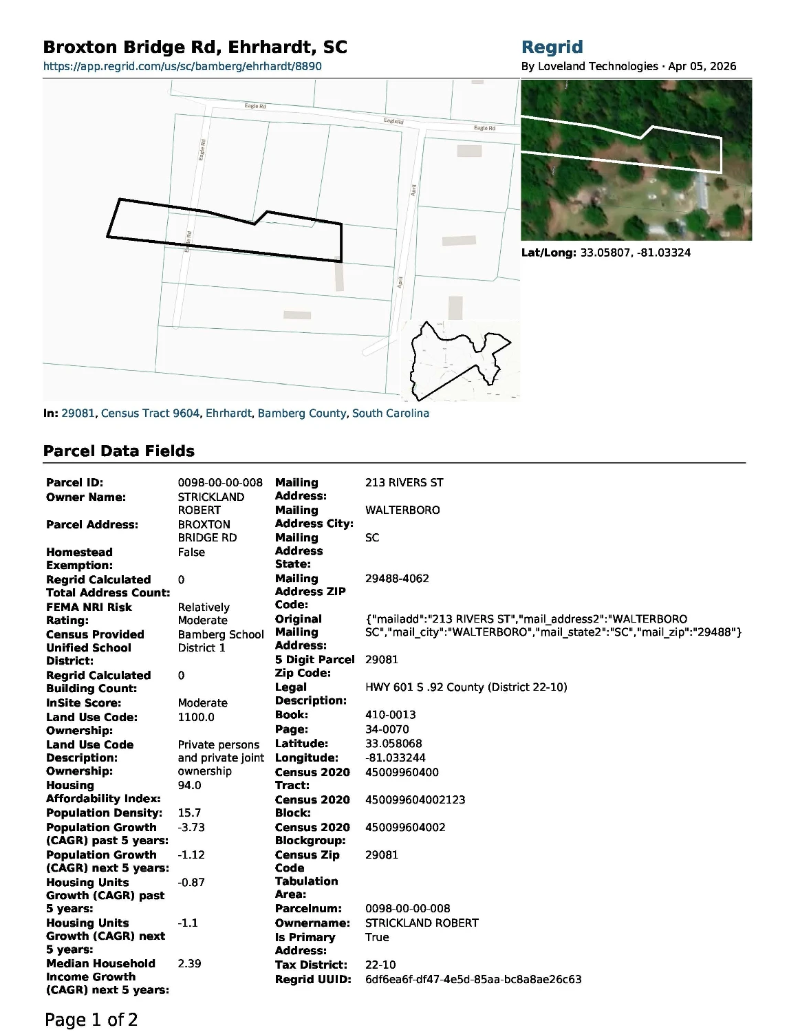 Workforce Housing Development Maximization Site Near Highway 601