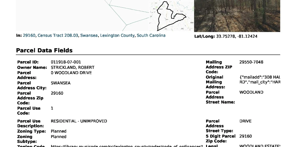 HALF AC MHP LAND HOME SALE CAPACITY OR WORKFORCE HOUSING MULTIFAMILY UTILIZATION - Lexington County, SC