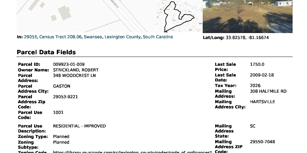 Lexington, SC Neighborhood Site to Use Existing Structure Or Build Workforce Housing