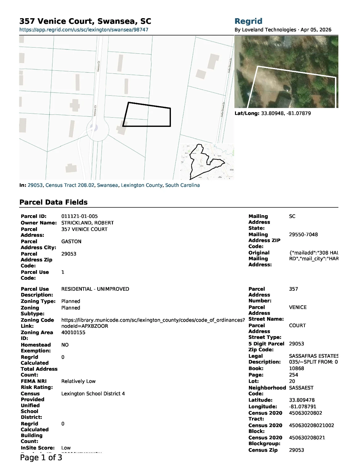 Lexington County Infill Site To Maximize Workforce Housing Yield