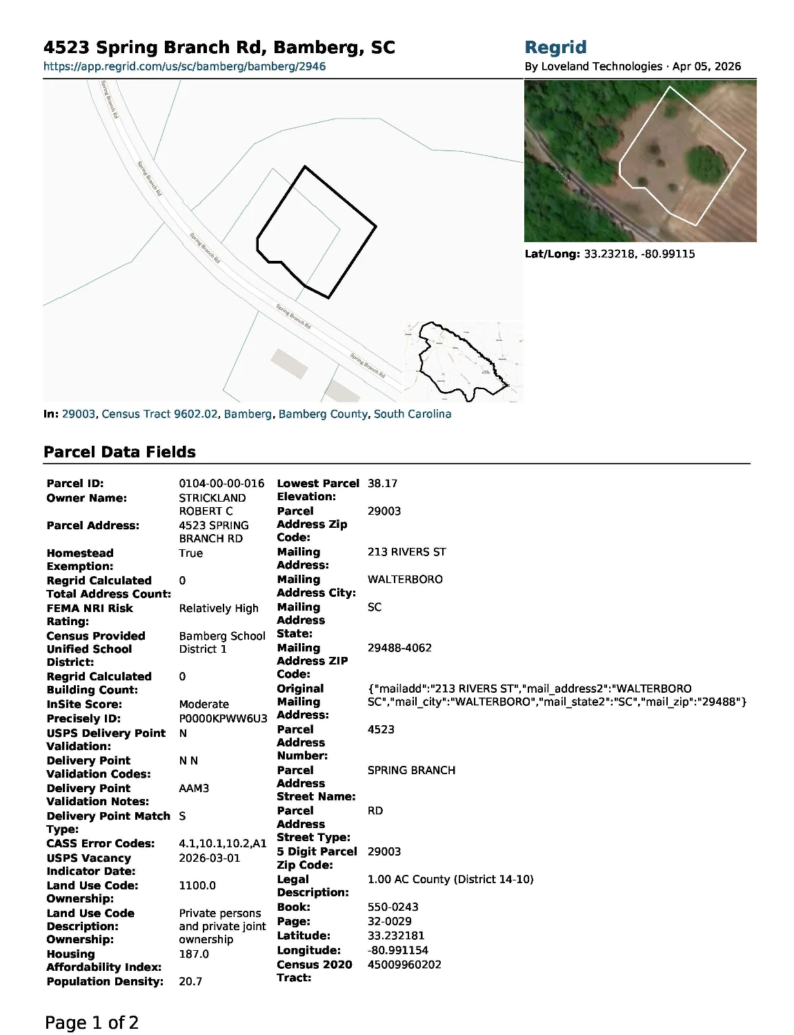 Farms & Fields Area Opportunity Zone Tract to Develop