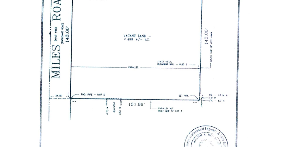 0.50+/- Acres of Commercial Vacant Land