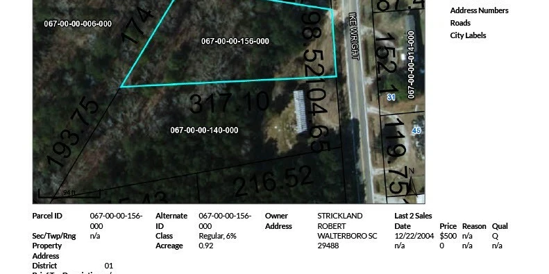 Stellar Workforce Housing Site Opportunity Zone Lynchburg, SC Footprint