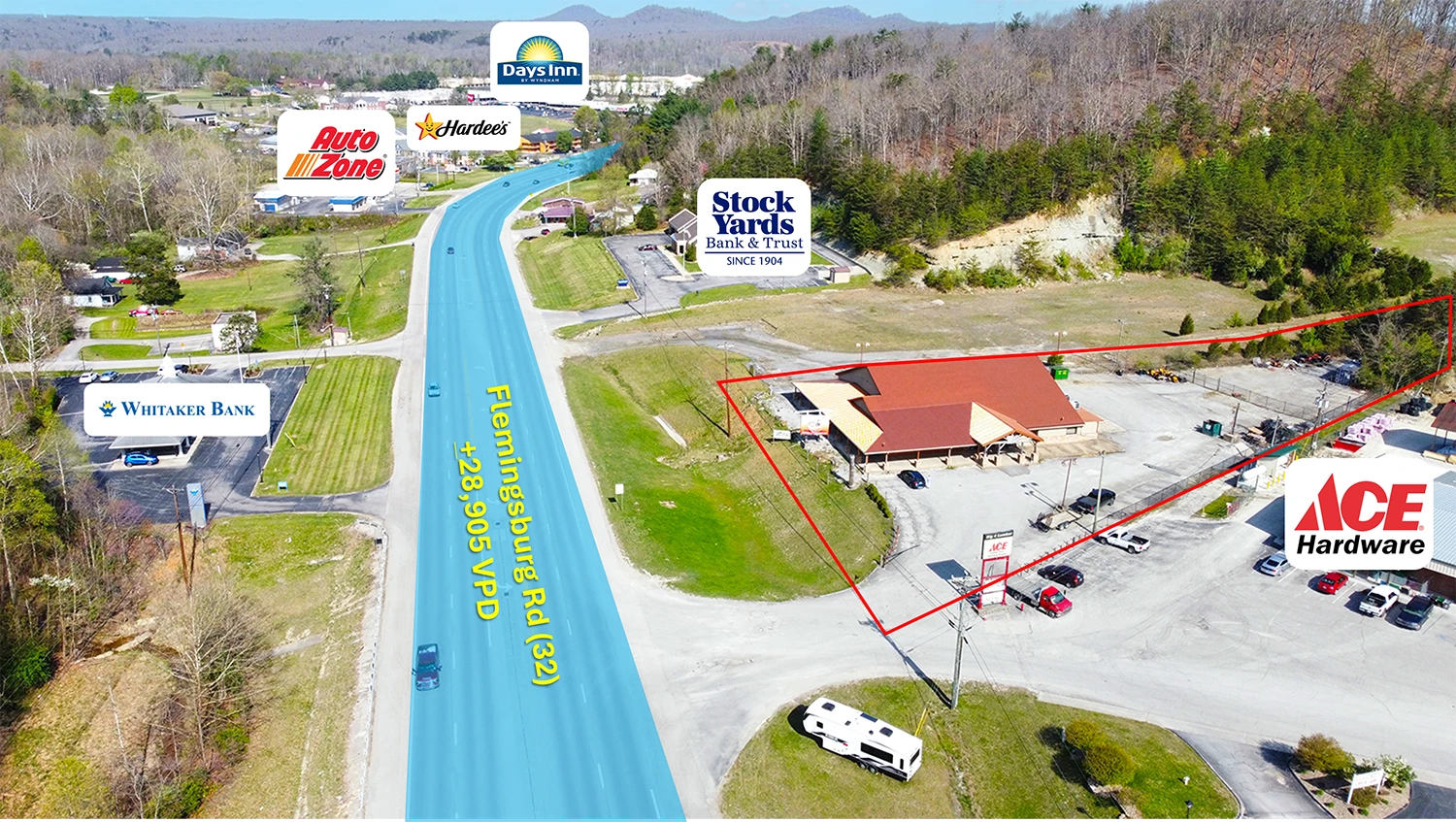 Freestanding Retail/Flex Building