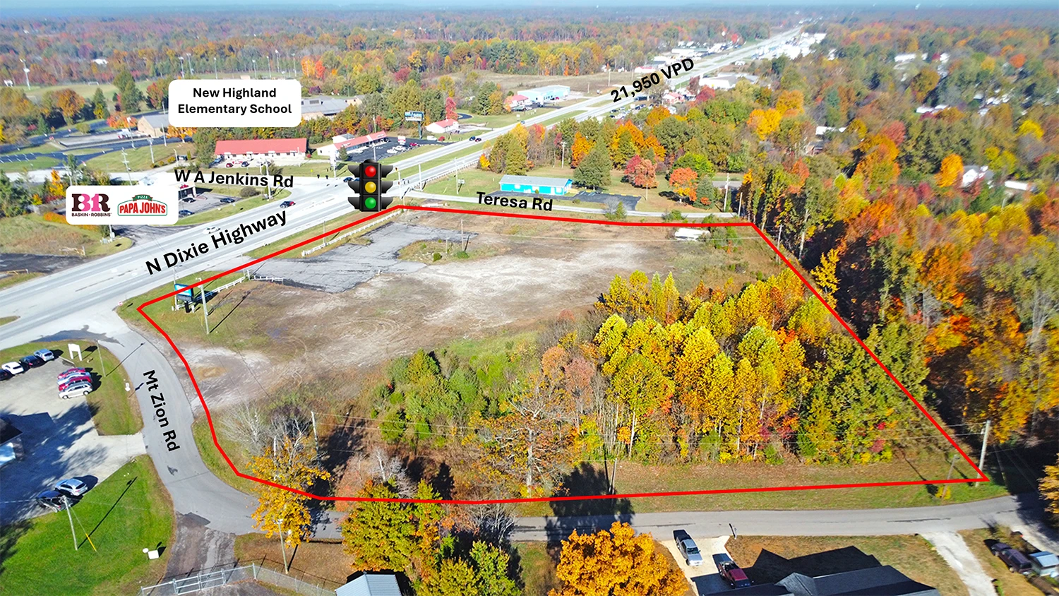 +/-5.35 AC Signalized Corner