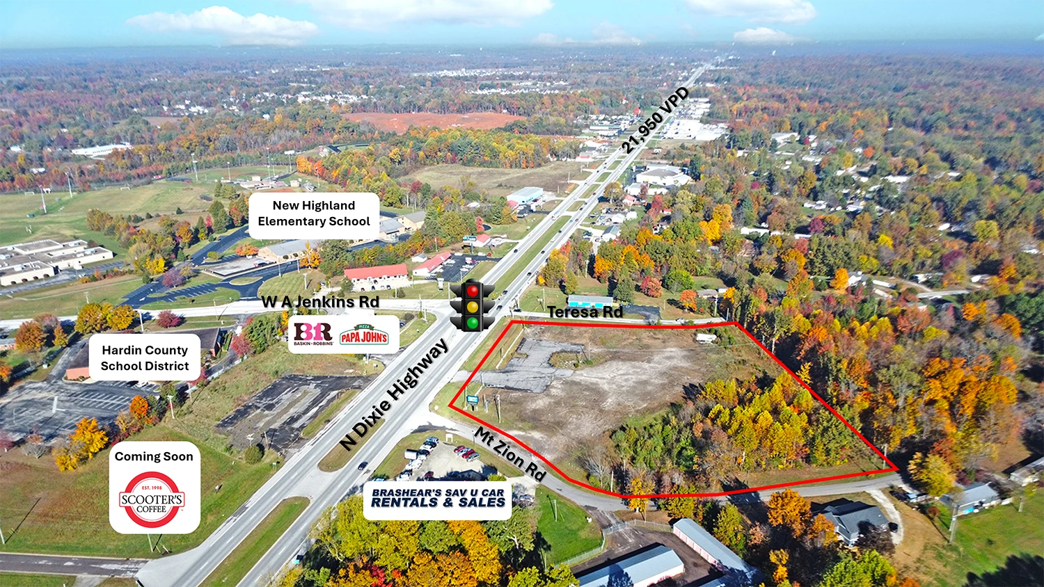 +/-5.35 AC Signalized Corner