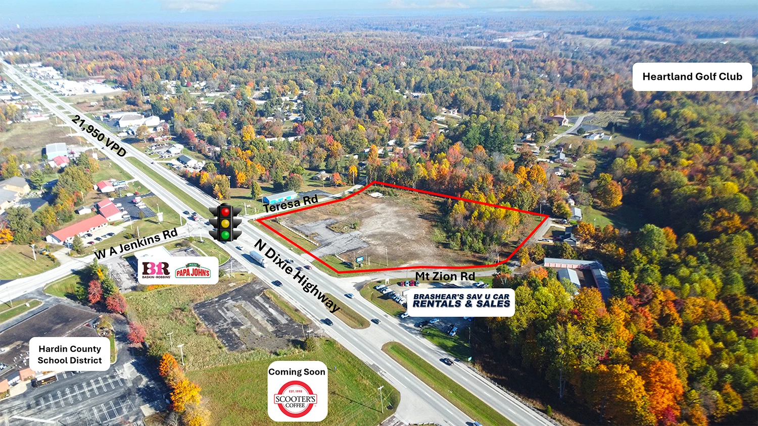 +/-5.35 AC Signalized Corner