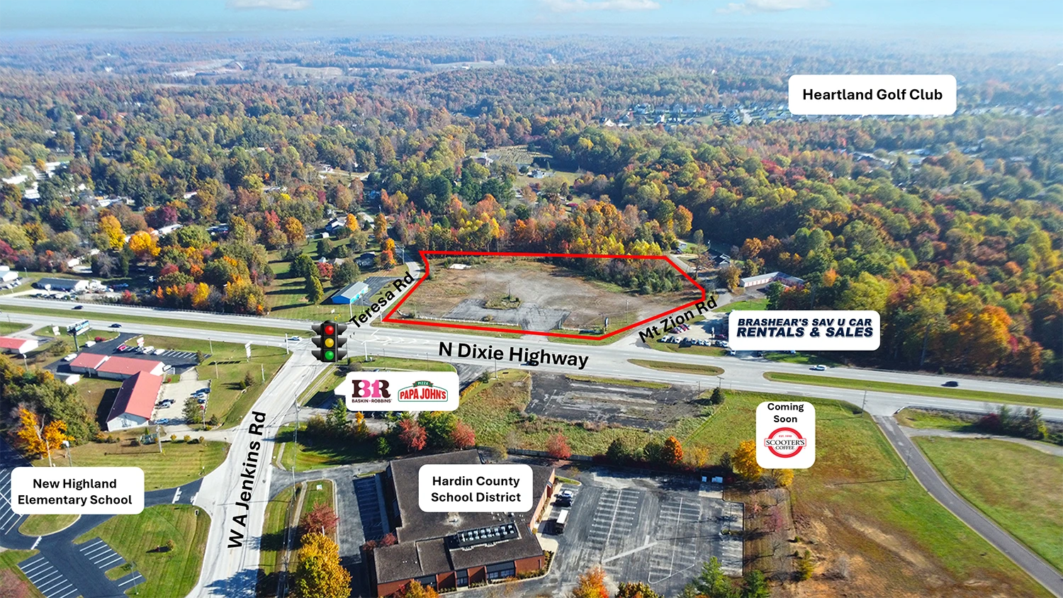 +/-5.35 AC Signalized Corner