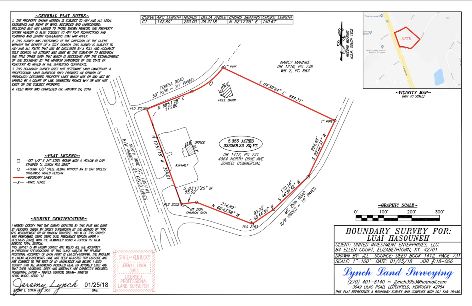 +/-5.35 AC Signalized Corner