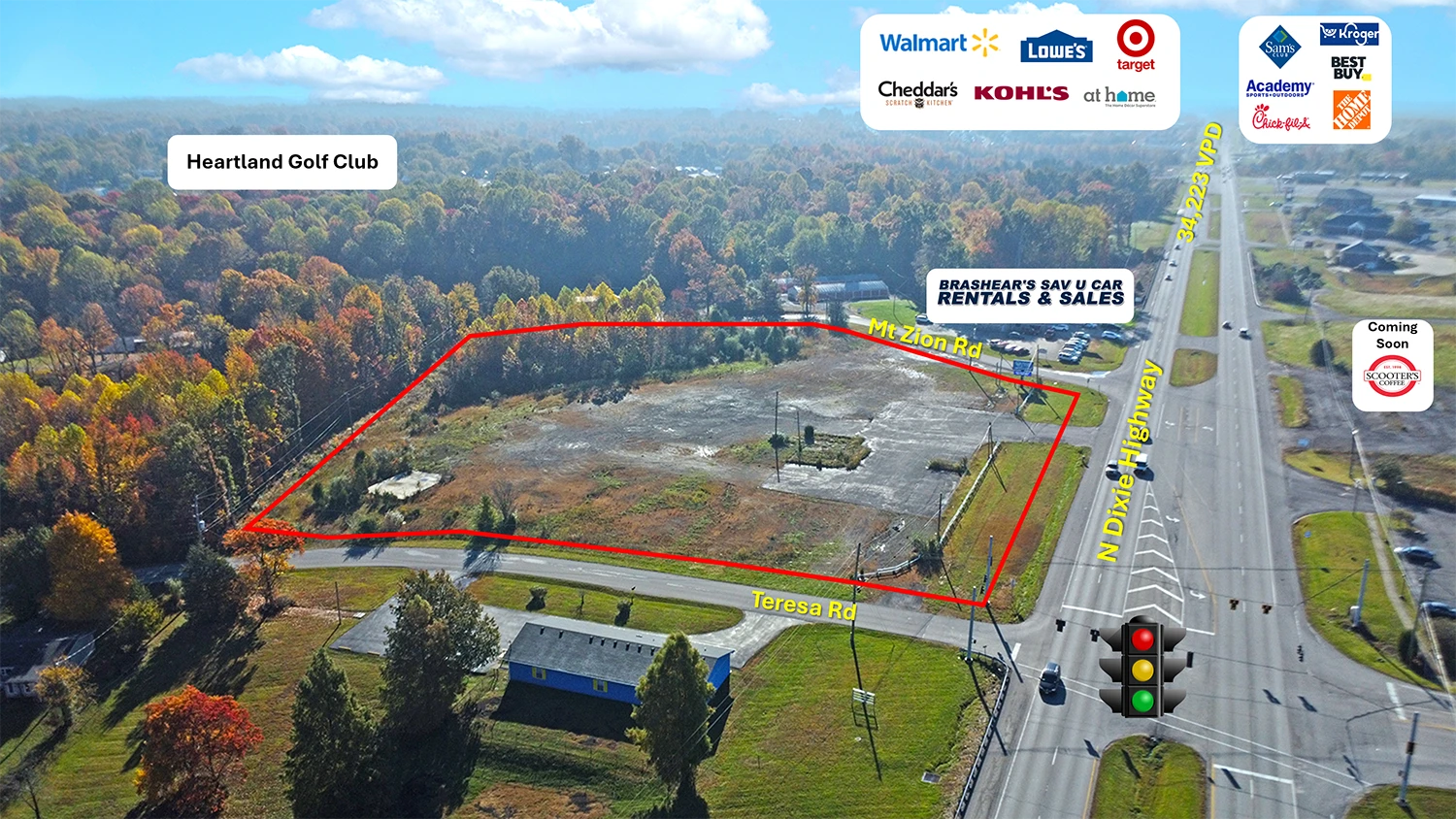 +/-5.35 AC Signalized Corner