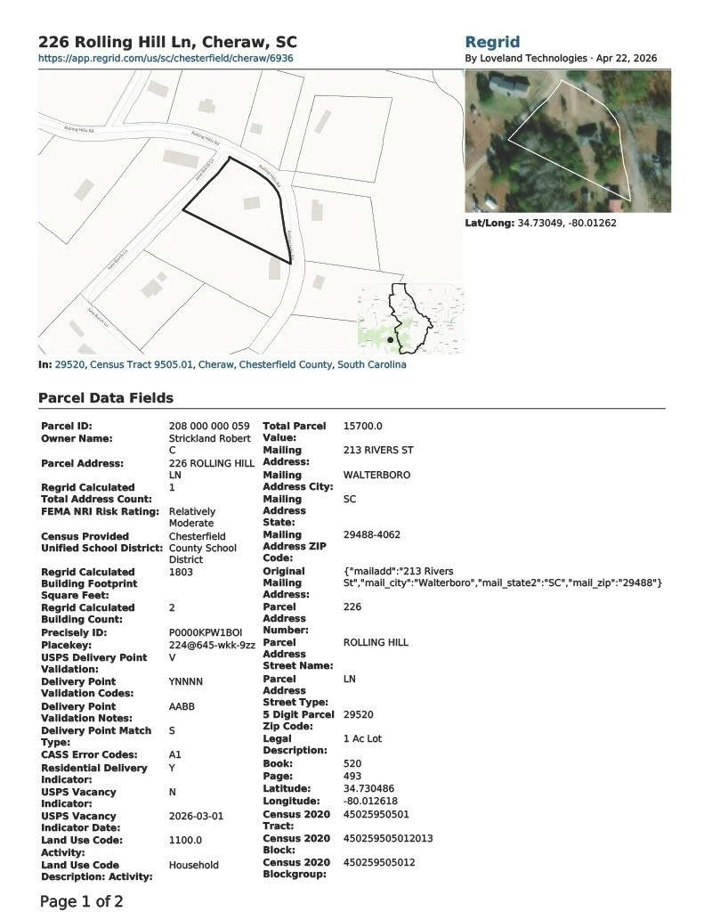 968 SF Workforce Housing Yield Structure On 1 AC Owner Financing Available