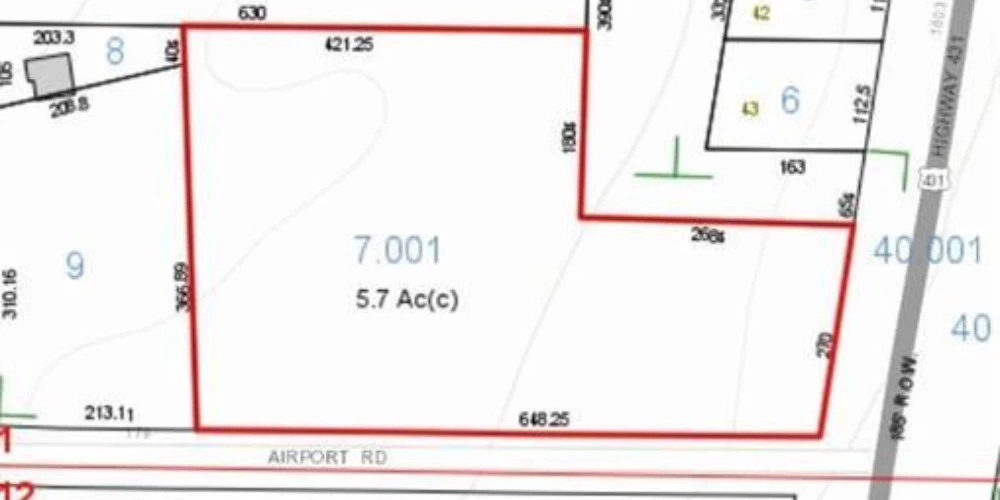 5.7 Acre Commercial Parcel 