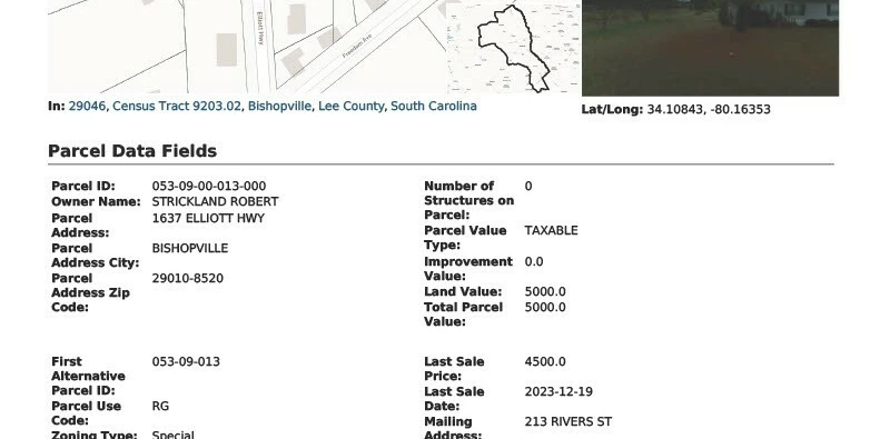 Workforce, Modular, AG Worker Housing Site Well Situated To Maximize 1 Acre Lee County