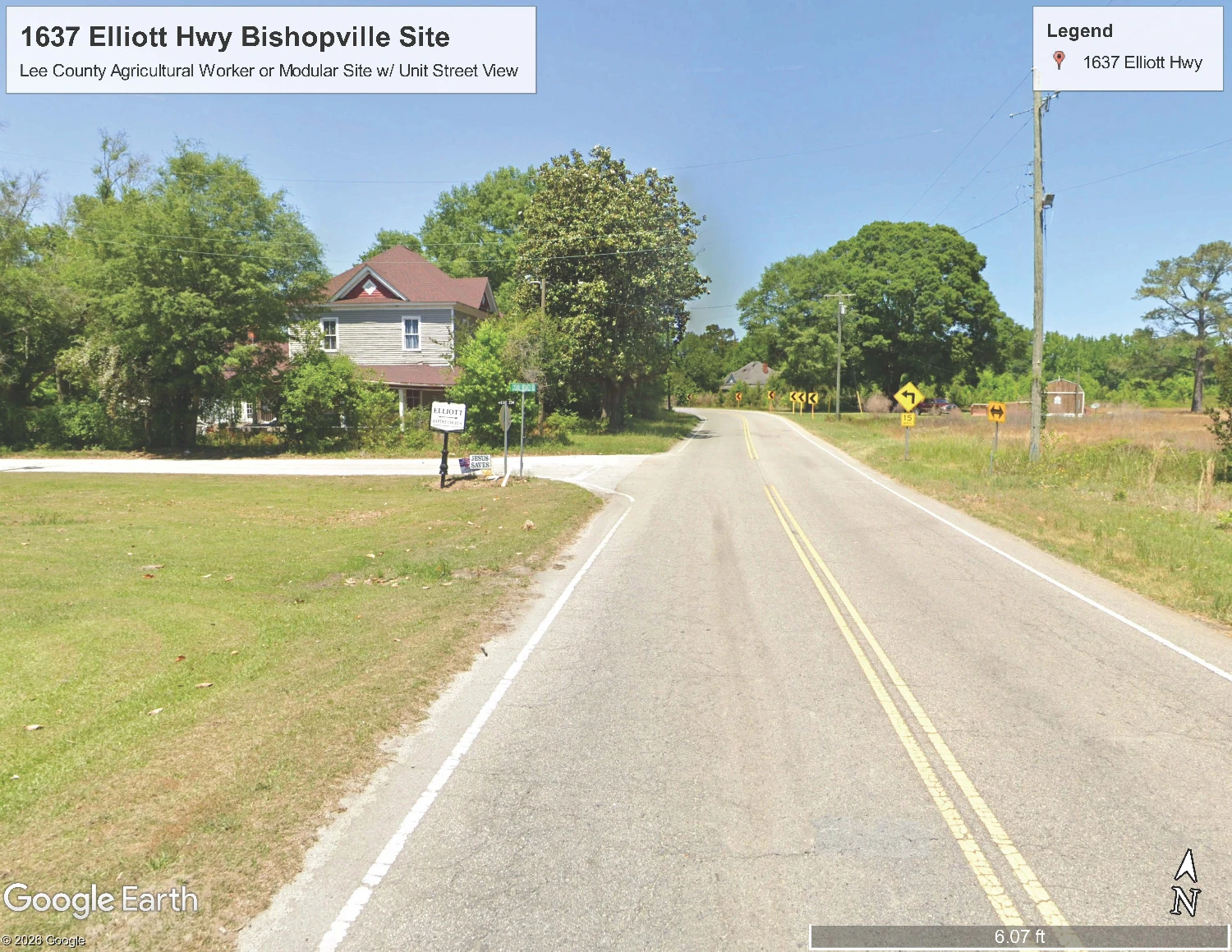 Workforce, Modular, AG Worker Housing Site Well Situated To Maximize 1 Acre Lee County