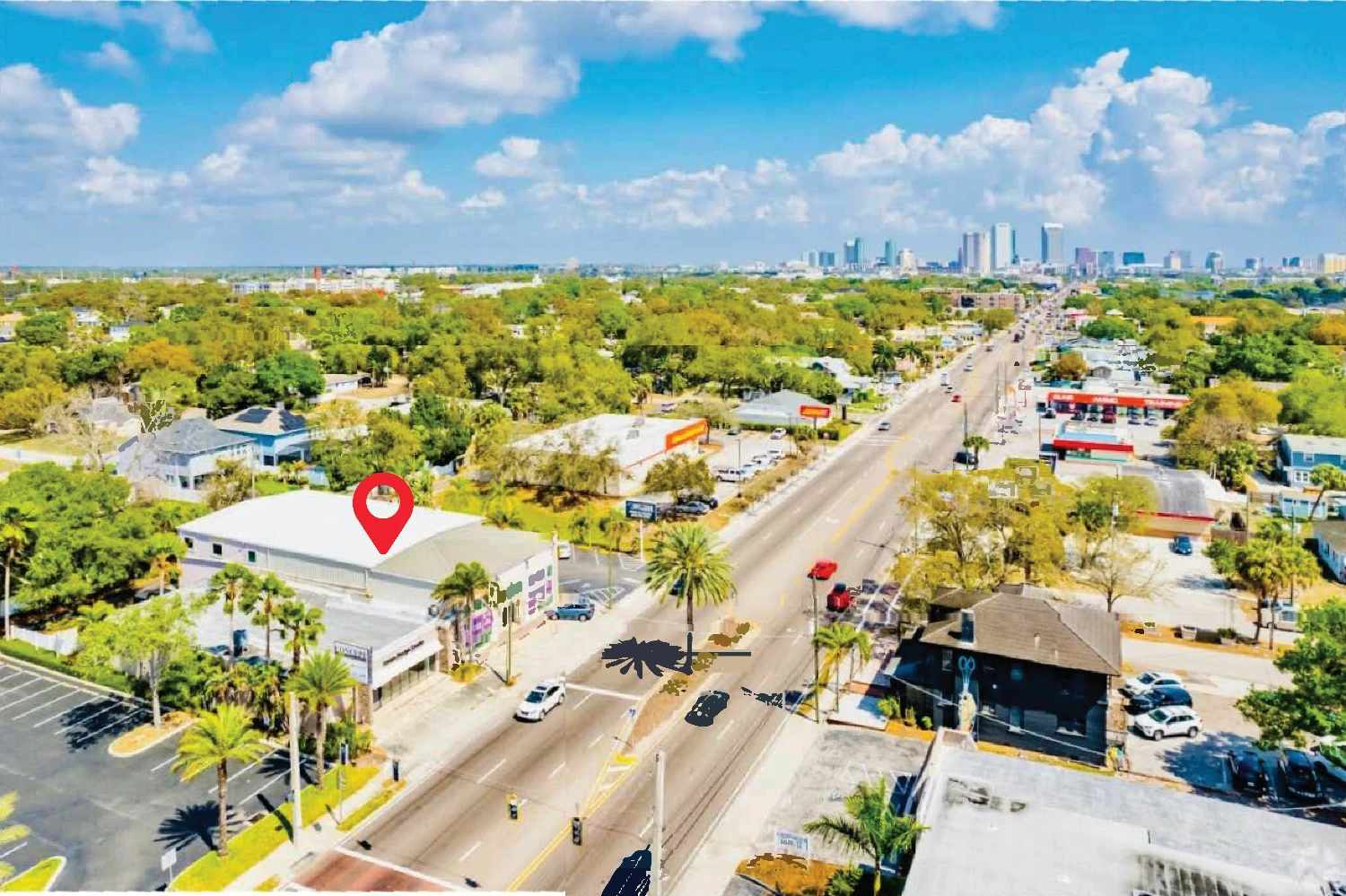 (SELLER FINANCING AVAILABLE!) PRIME SOUTH TAMPA RETAIL BUILDING ON W KENNEDY BLVD. FOR SALE!