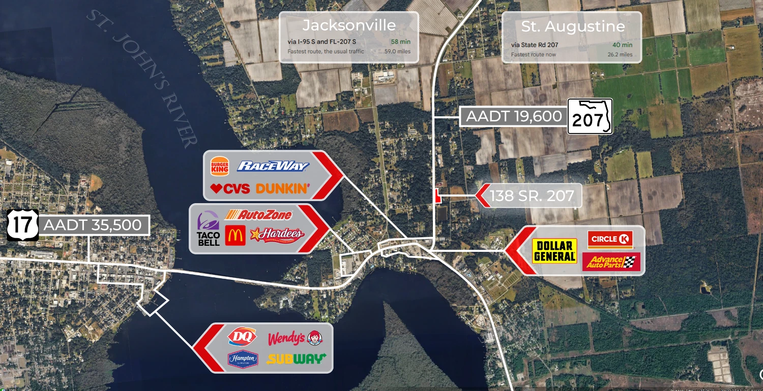138 Florida 207, East Palatka, FL for sale