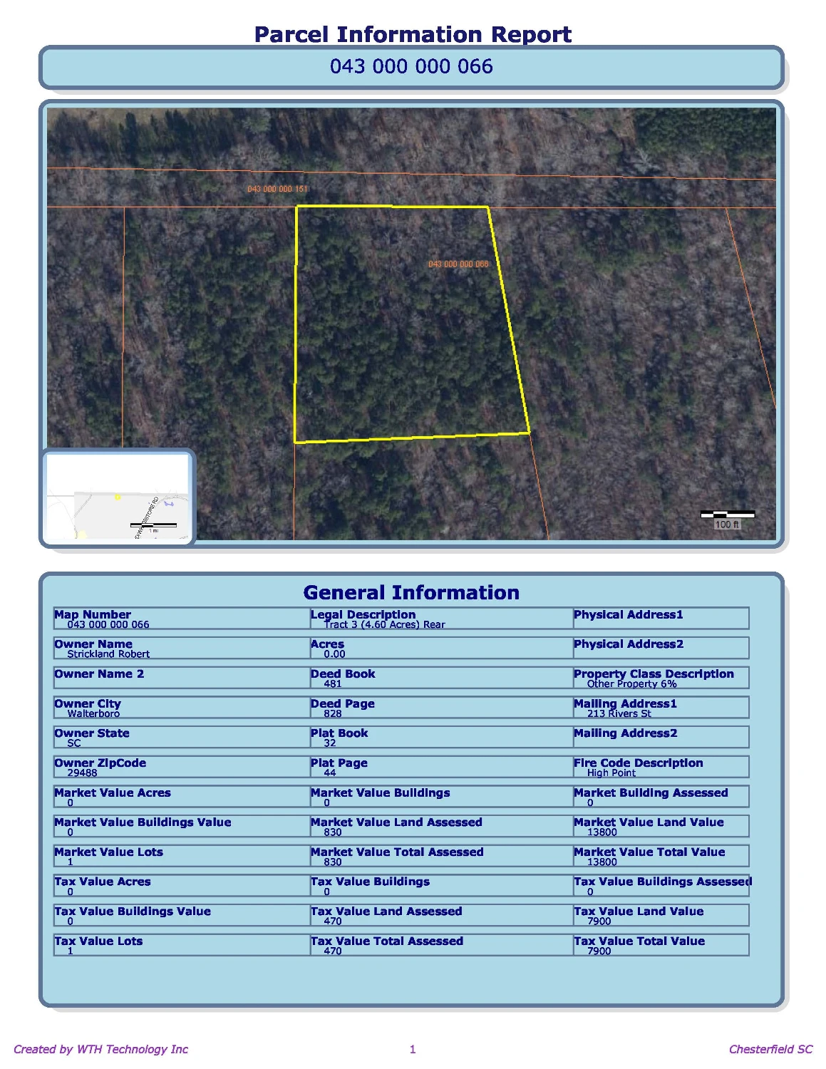 Landlocked Deer Hunting Site Or Open Footprint of 4 Acres +/-