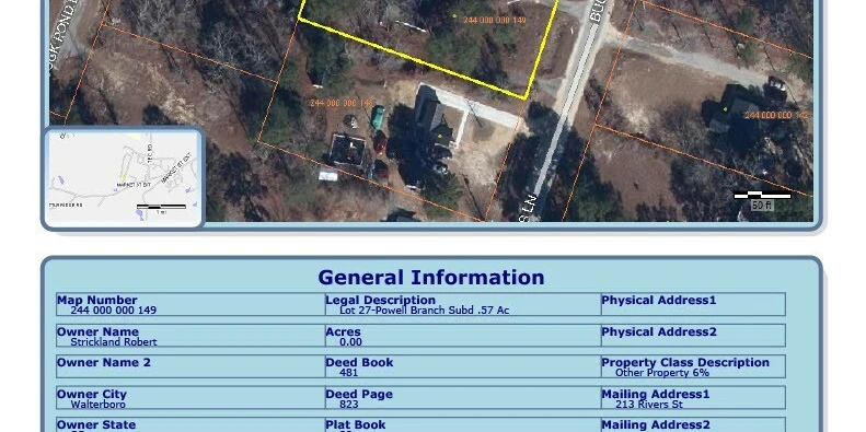 Opportunity Zone Lot 27-Powell Branch Subdivision .57 AC 1,728 Dwelling or Pivot Cheraw, SC