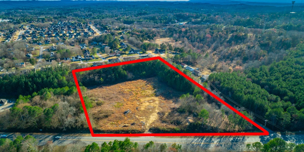 7.5 Acres of Vacant Land on Battlefield Parkway in Ringgold GA for Development