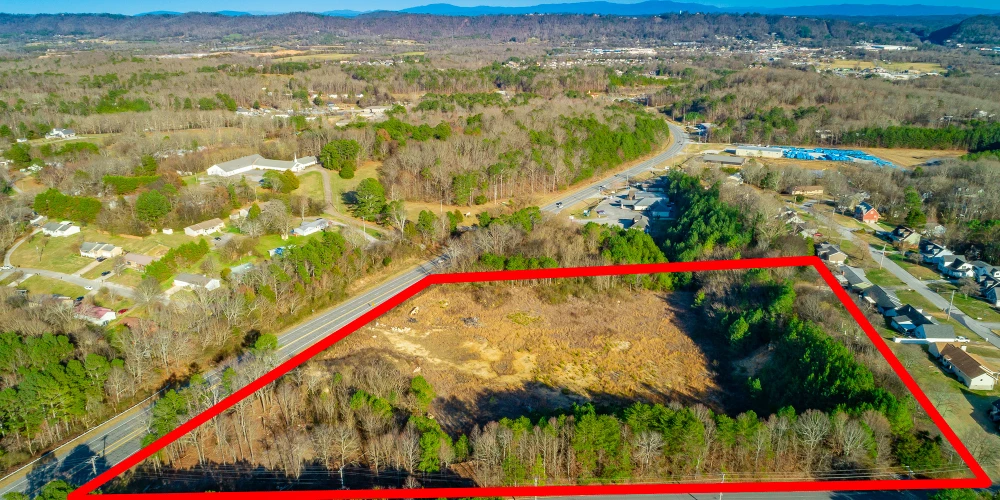 7.5 Acres of Vacant Land on Battlefield Parkway in Ringgold GA for Development