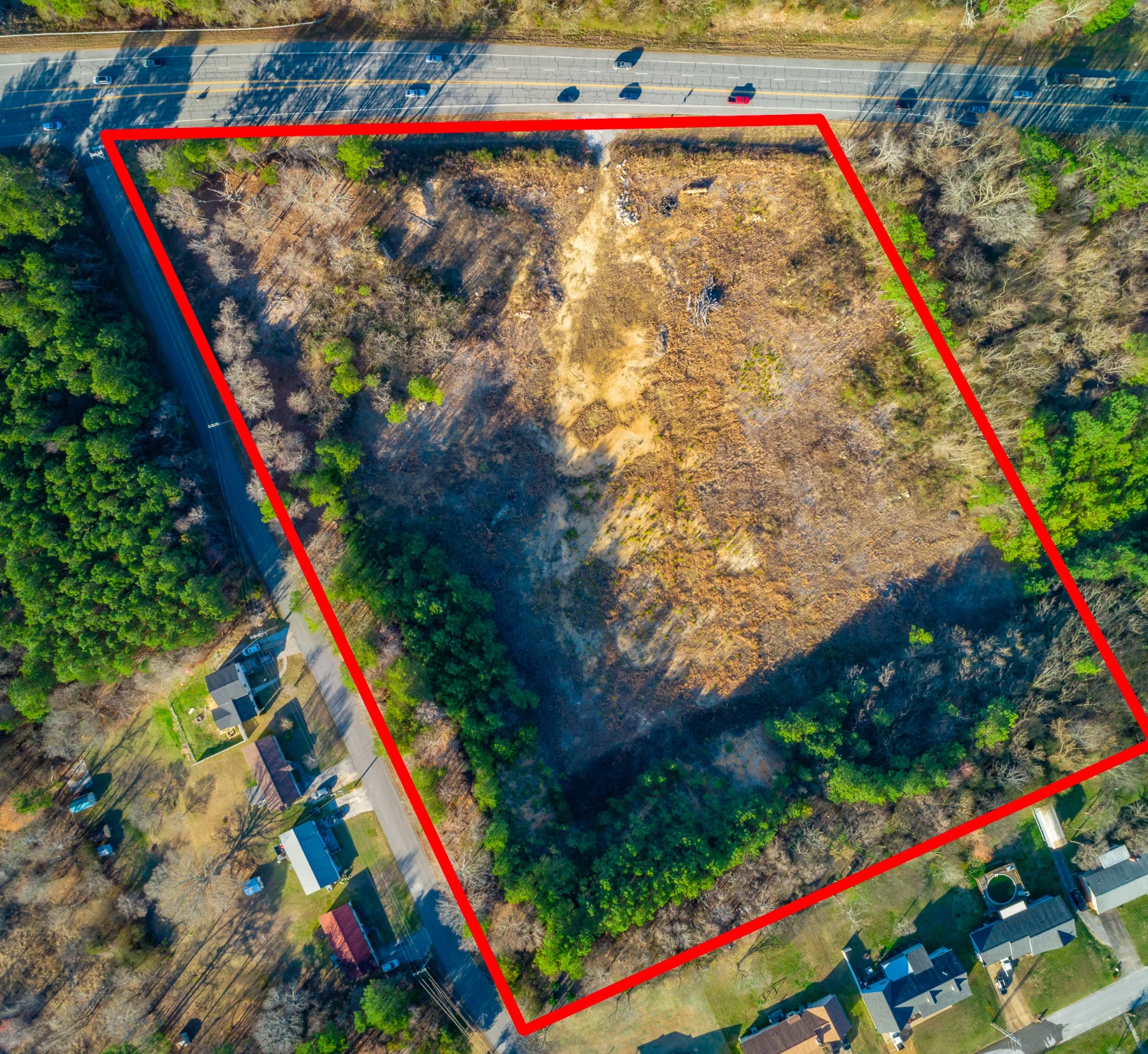 7.5 Acres of Vacant Land on Battlefield Parkway in Ringgold GA for Development