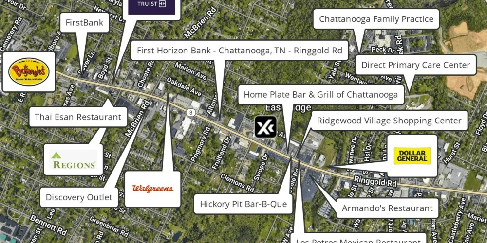 Corner Lot on Ringgold Rd 0.16 Acres With Great Visibility