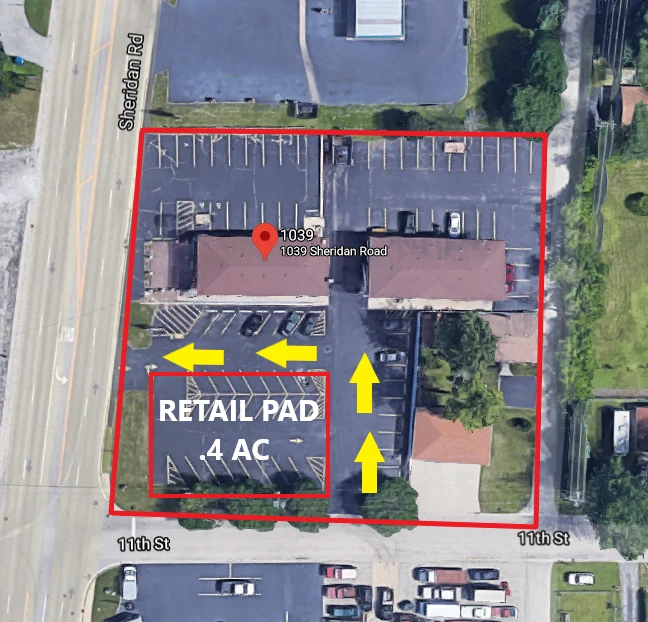 1039-1043 Sheridan Rd & 1800 11th St, Winthrop Harbor, IL for sale