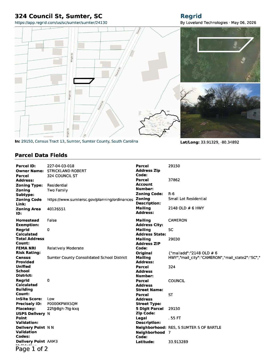 Sumter Acceleration Infill Site Apartments - Multifamily - Opportunity Zone