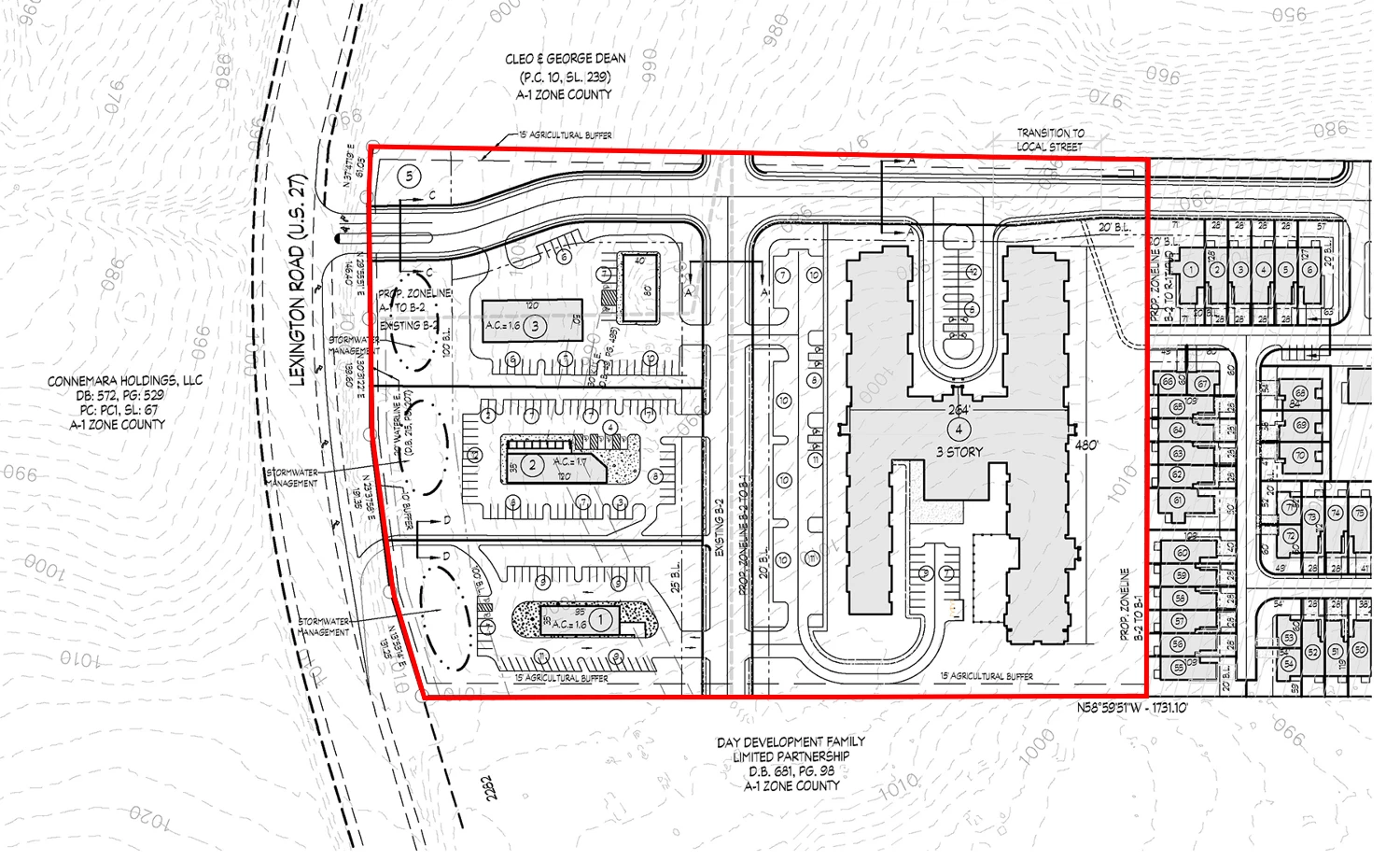 +/-1-15 AC Commercial Lots