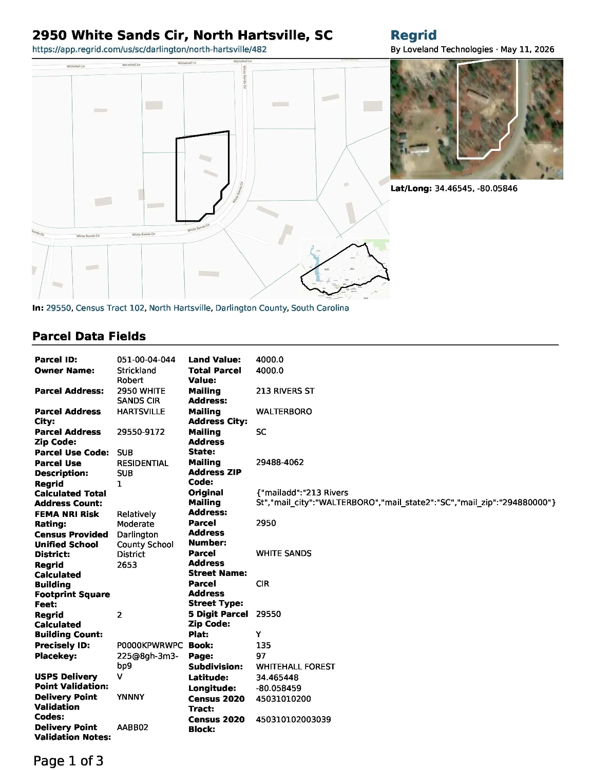 Hartsville Subdivision Allowing Maximized Infill Modular/Workforce - Buyer Due Diligence