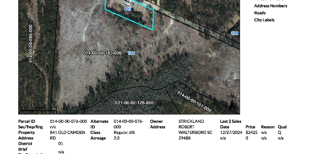 Strong Workforce Housing Site or Keep Current Building | Opportunity Zone Bishopville, SC  2.523 Acres