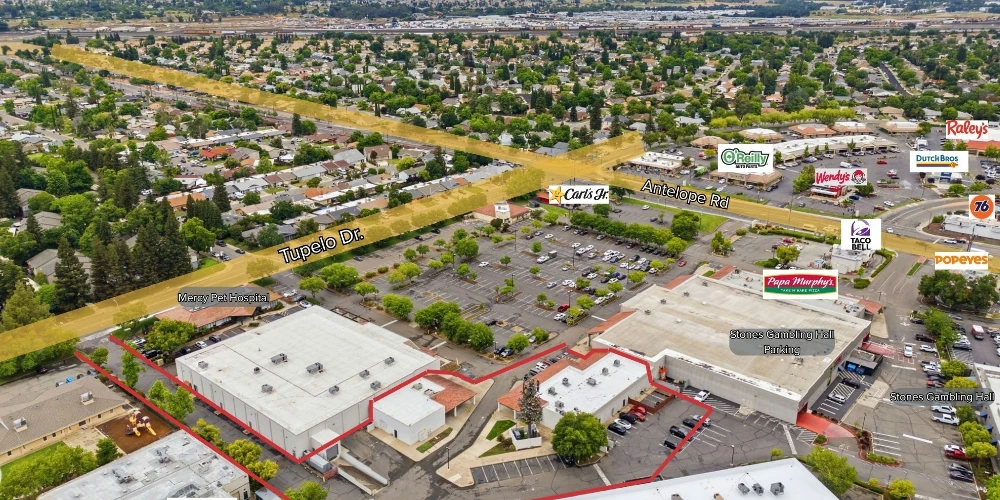 Value Add Strip Center with Cell Tower