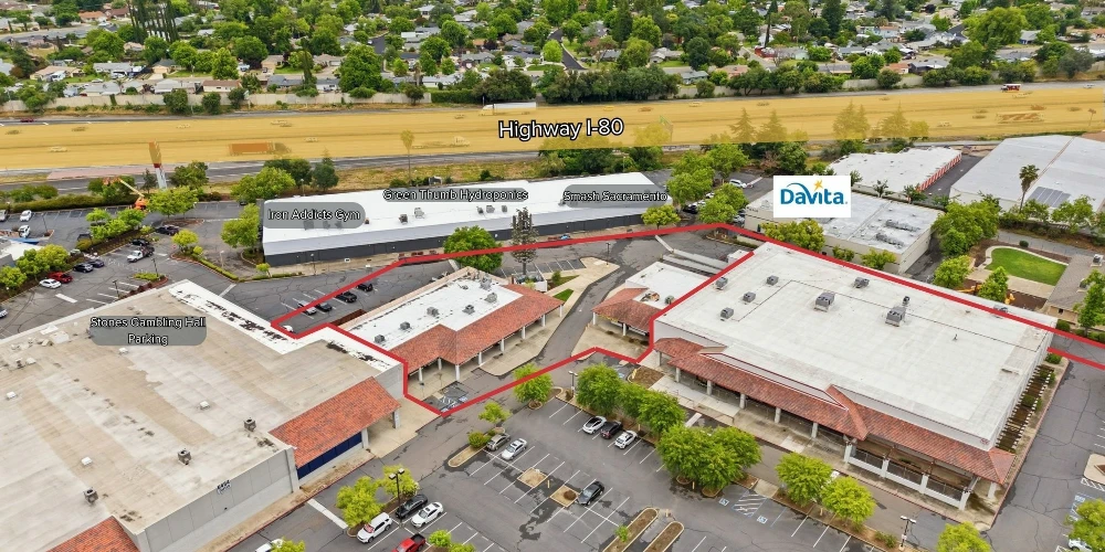 Value Add Strip Center with Cell Tower