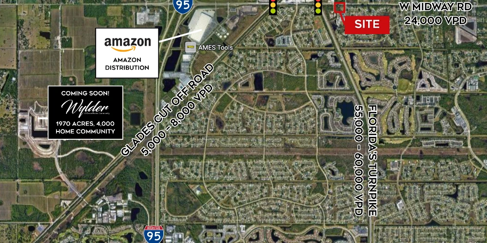 Prime 5 Acre Commercial site on Midway Rd