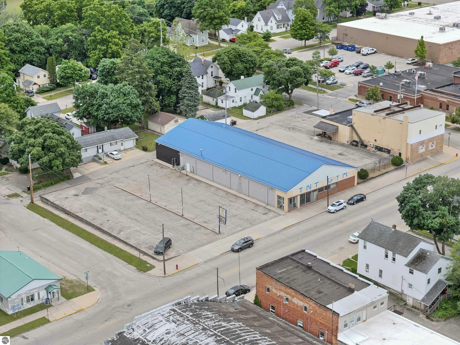 10,500 SF Downtown Retail Building & 50 Space Parking Lot