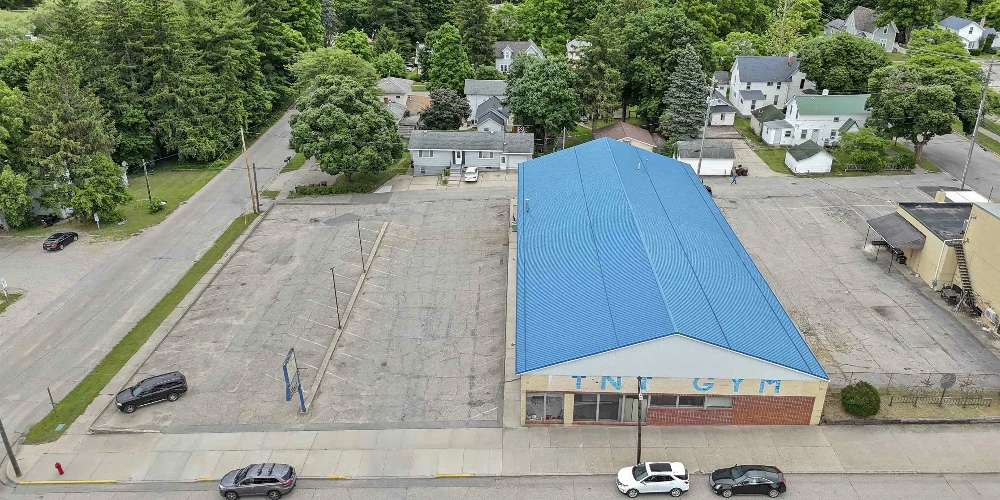 10,500 SF Downtown Retail Building & 50 Space Parking Lot