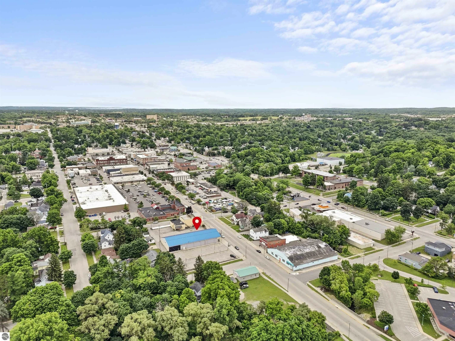 10,500 SF Downtown Retail Building & 50 Space Parking Lot