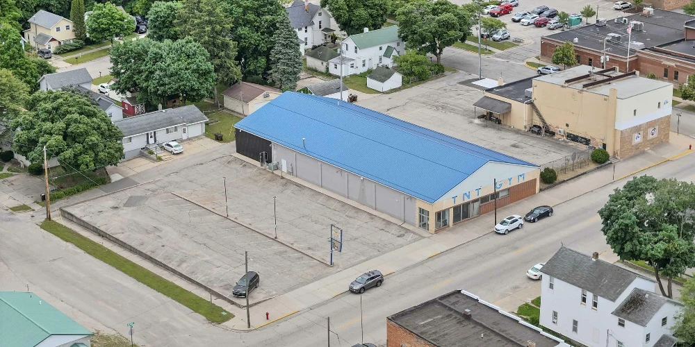 10,500 SF Downtown Retail Building & 50 Space Parking Lot