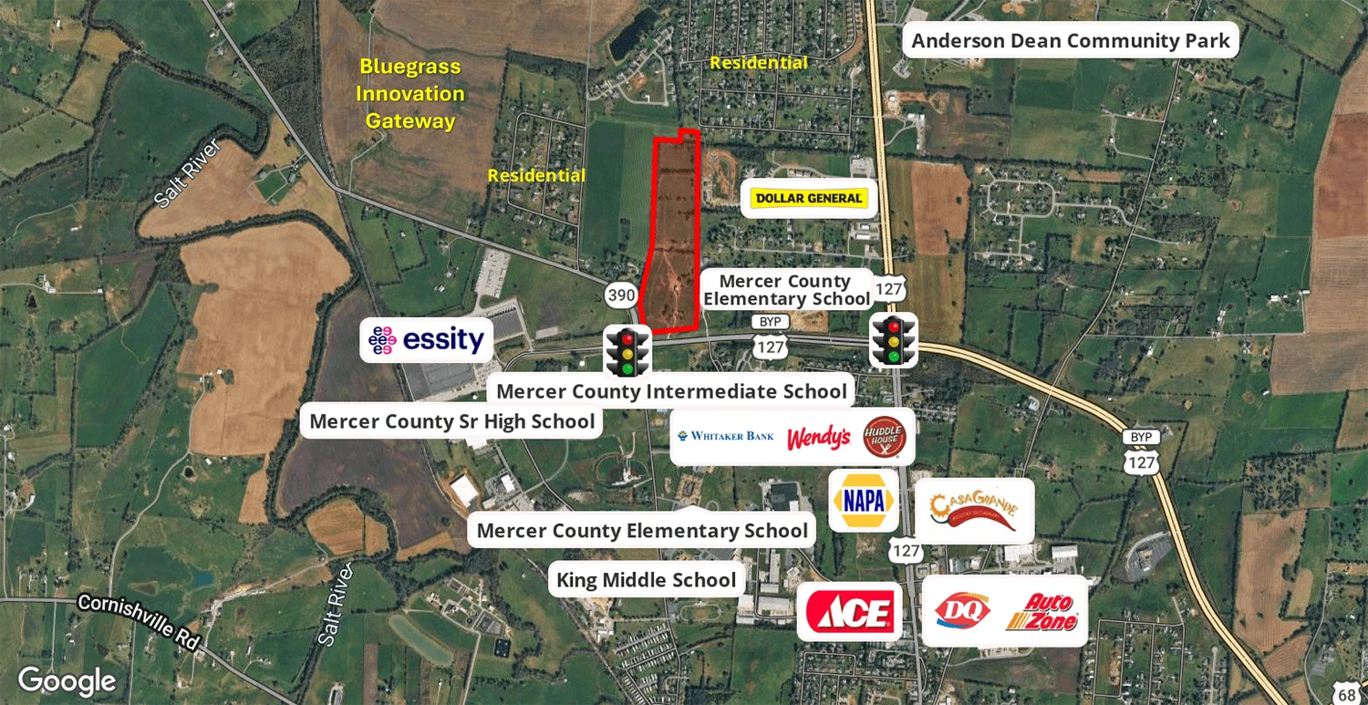 +/-41.29 Acres Zoned R-2 & I-2