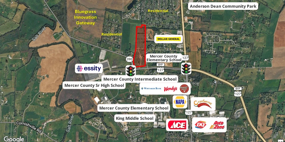 +/-41.29 Acres Zoned R-2 & I-2