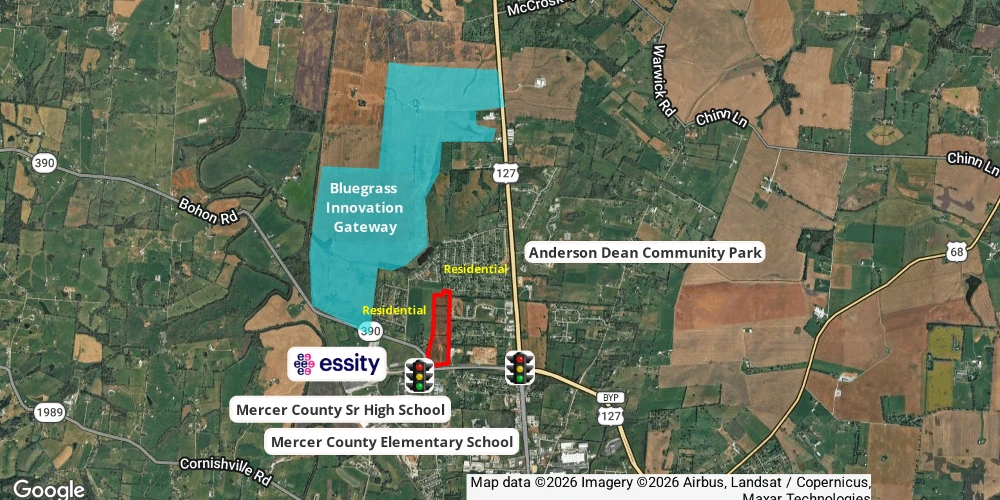 +/-41.29 Acres Zoned R-2 & I-2