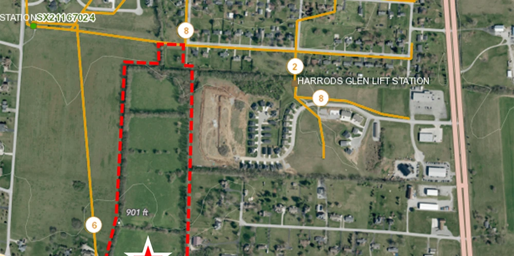 +/-41.29 Acres Zoned R-2 & I-2