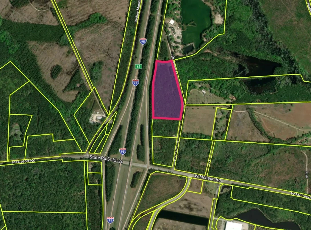 INTERSTATE 1-95 EXIT 62 | 11.37 AC MASSIVE IOS / TRUCKING INTERCHANGE SITE | OPPORTUNITY ZONE