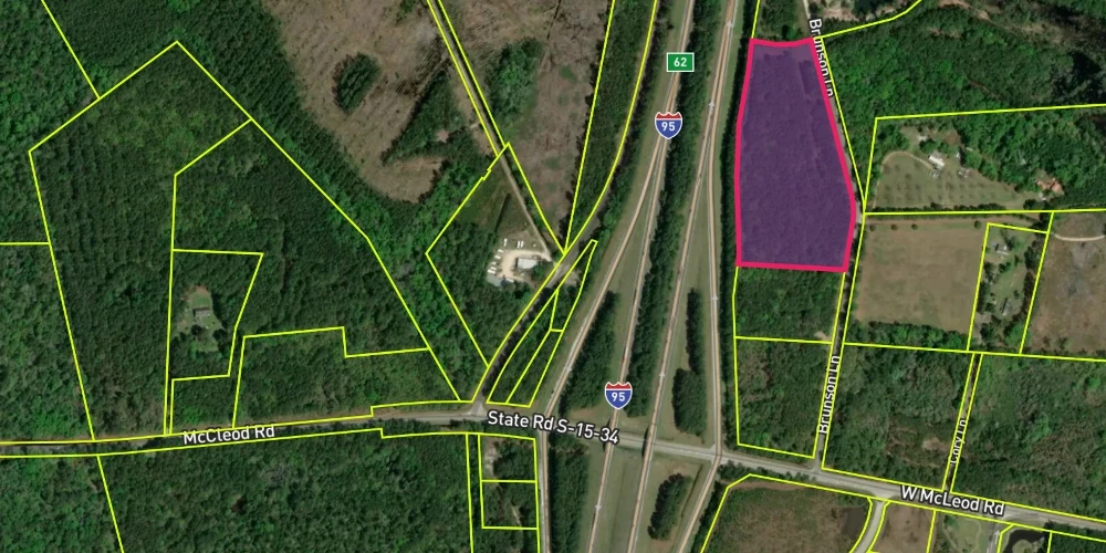 INTERSTATE 1-95 EXIT 62 | 11.37 AC MASSIVE IOS / TRUCKING INTERCHANGE SITE | OPPORTUNITY ZONE