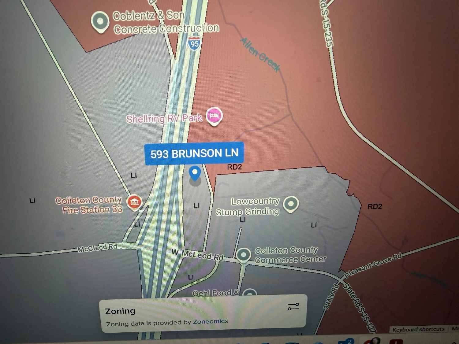 INTERSTATE 1-95 EXIT 62 | 11.37 AC MASSIVE IOS / TRUCKING INTERCHANGE SITE | OPPORTUNITY ZONE