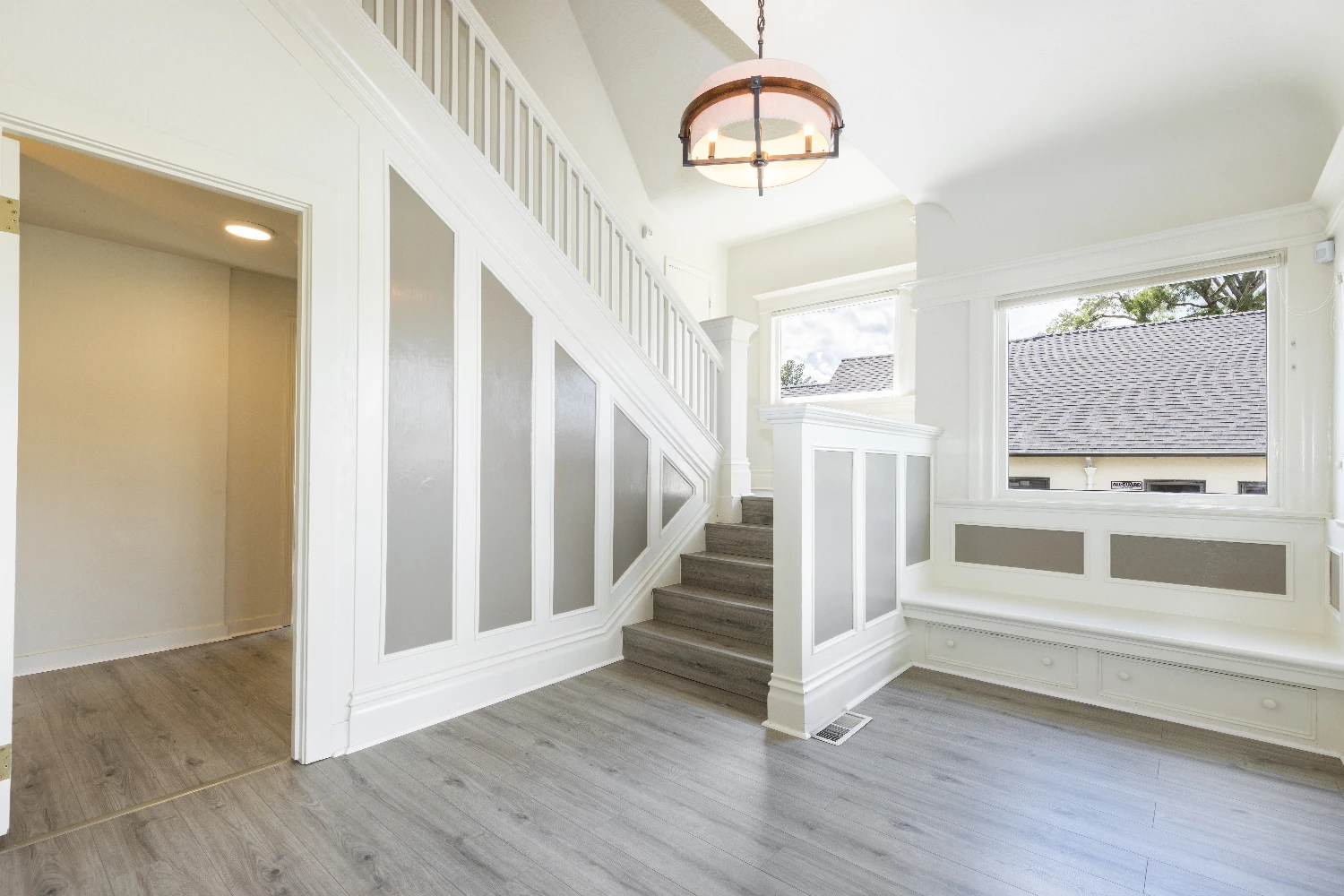 High-Visibility Corner Three-Story Victorian Office 